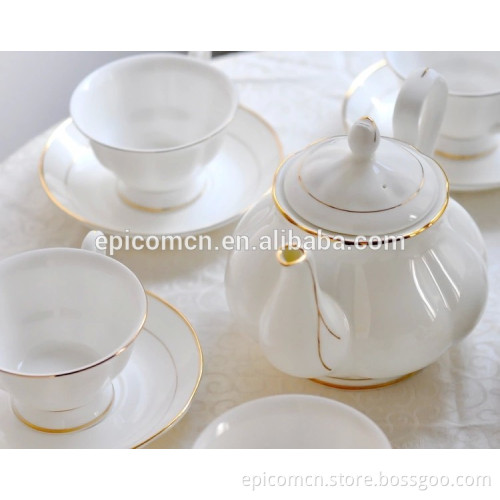 luxury giftware new bone china tea set, fine porcelain tea sets wholesale